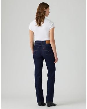 Levi's 723 High Rise Straight Jeans - Blauw