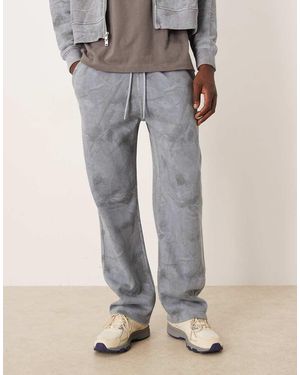 Abercrombie & Fitch Essential Open Hem baggy joggers - Blue