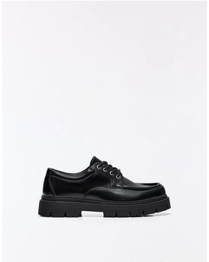 Bershka Derby Shoes - White
