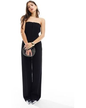 EDITED Bandeau Utility Jumpsuit - Blue