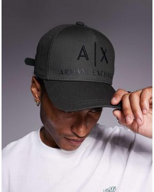 ARMANI EXCHANGE Cappellino Con Visiera E Logo Grande - Grigio