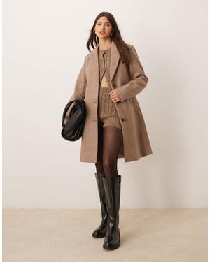 Jdy Longline Coat - Natural