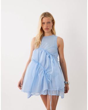 Ghospell – indie – ärmelloses minikleid - Blau
