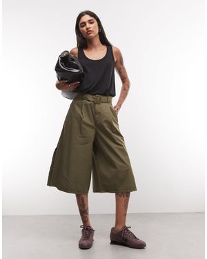 ASOS Nylon Longline Bermuda Short - Green