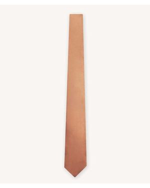 Six Stories Satin Tie - White