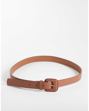 Vero Moda Ceinture à large boucle - cognac - Marron