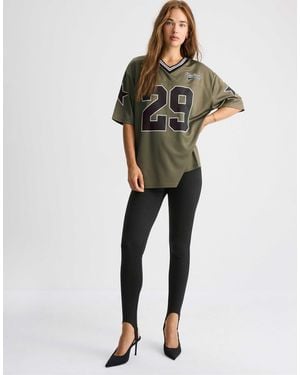 Stradivarius Maxi-number-t-shirt - Grün