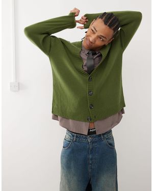 Collusion – strickjacke - Grün