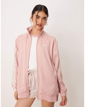 adidas Originals Satin Track Top - Pink