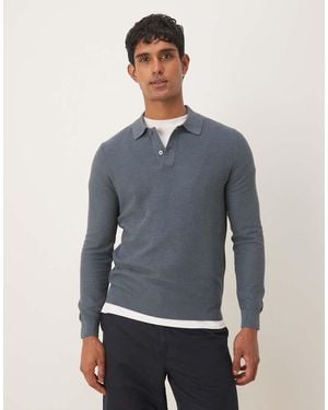 Mango Polo A Maniche Lunghe - Blu