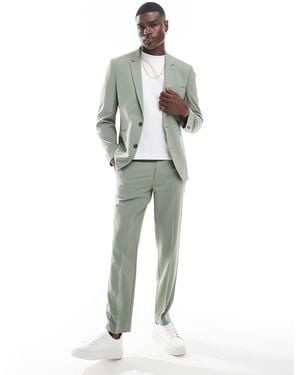 ASOS Slim Suit Pants - Green
