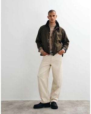 Barbour Icons Transport Wax Jacket - Brown