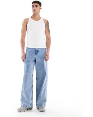 ASOS – superweite jeans - Blau