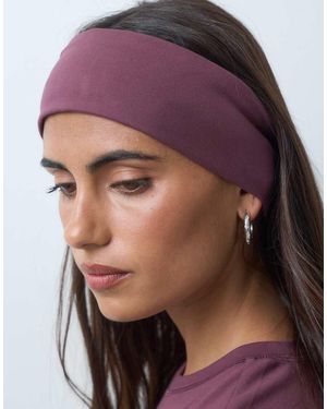 4505 Icon Zachte, Brede Yoga-Haarband - Paars