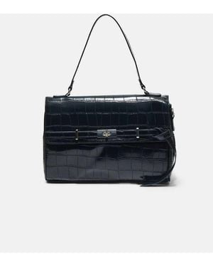 Stradivarius Medium Belt Shoulder Bag - Blue
