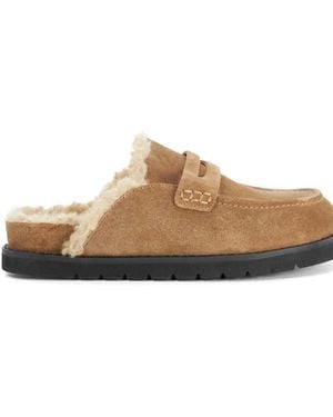 Dune Goldy Mules - Brown