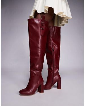 SIMMI Simmi london – harrieta – overknee-stiefel - Rot