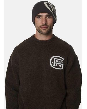 Good For Nothing Gorro De Punto Con Intarsia Y Emblema En - Negro