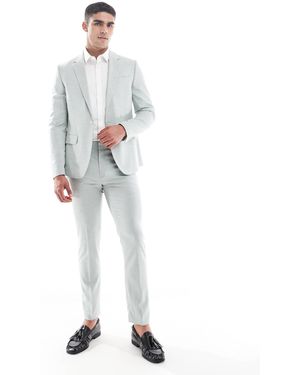 River Island Skinny Suit Trousers - White