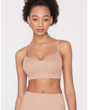 Tezenis Natural Lifting Balconette Bra - Brown