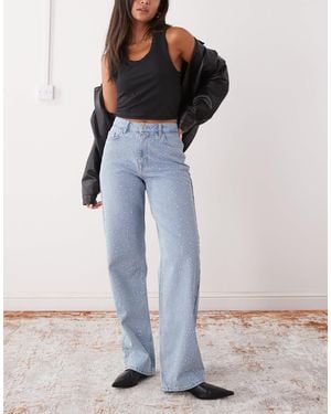 Noisy May – jannel – lockere jeans - Blau