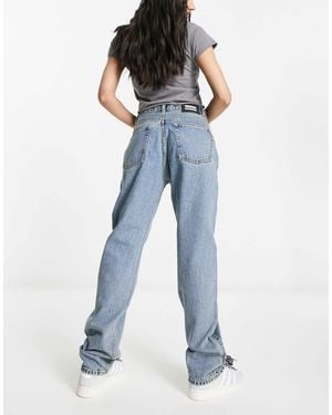 Dr. Denim Beth Straight Leg - Blue