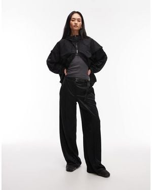 Nike Straight Leg Trousers With Belt - Black
