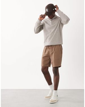 Threadbare – shorts aus leinenmix - Weiß