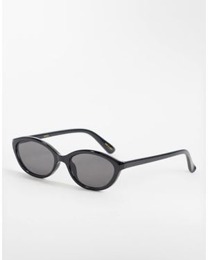 Mango Oval Sunglasses - White