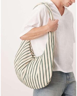 ASOS Canvas Sling Cross Body Bag - Green