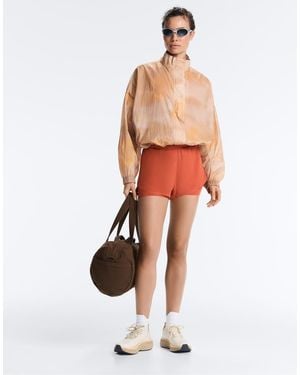Oysho 2-in-1 Light Touch Shorts - White