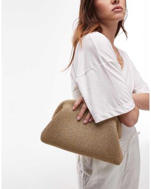 & Other Stories Ruime Clutch Tas - Metallic