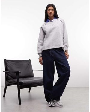 Nike Phoenix Fleece Oversized Polo - White