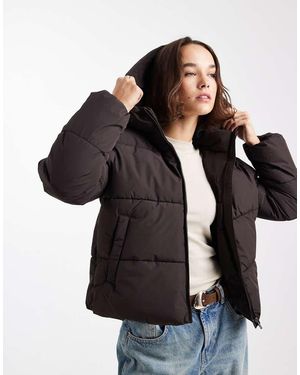 ONLY Puffer Jacket With Hood - Black