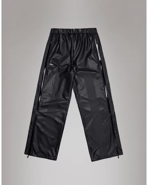 Rains X Umbro Waterproof Relaxed Zip Track Pants - Gray