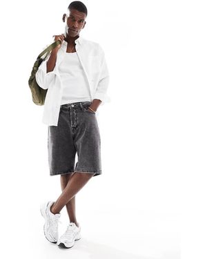 Jack & Jones Alex Baggy Denim Short - Wit