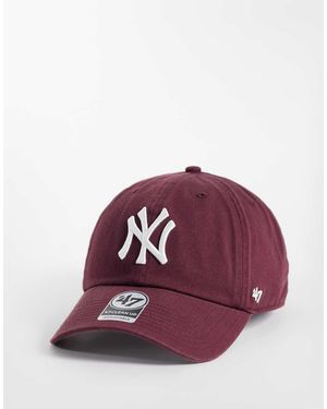 '47 Ny Yankees Clean Up Cap - Red