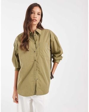 JJXX Jamie Oversized Striped Poplin Shirt - Multicolor