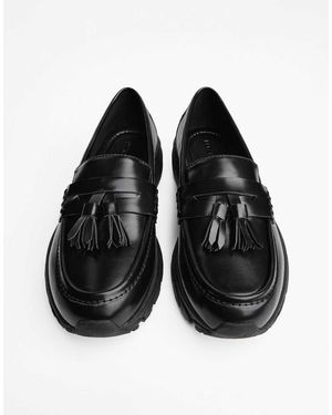 Bershka Loafers With Sporty Sole - Black