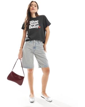 Levi's baggy Dad Denim Jort - Blue