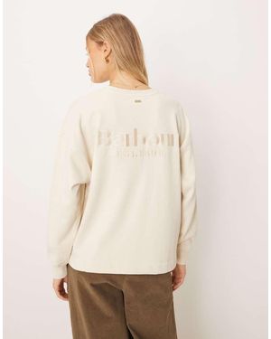 Barbour Rosie Logo Sweatshirt - Natural