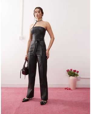 Black jumpsuit miss selfridge outlet
