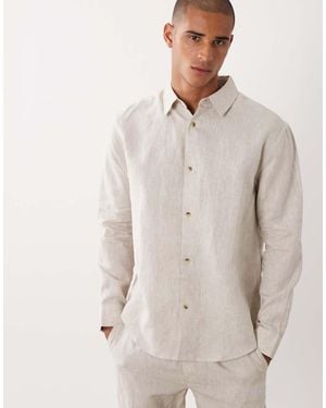 ASOS Co-ord 100% Linen Relaxed Shirt - Natural