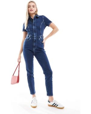 Tommy Hilfiger – jeans-jumpsuit - Blau