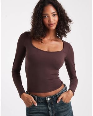 Cotton On Hold Me Long Sleeve - Brown