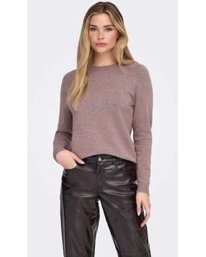 ONLY Knitted Pullover - Purple