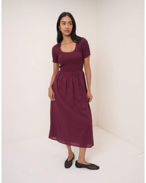 Nobody's Child Ruched Zita Midi Dress - Pink