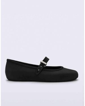 Melissa Soft Ballerina Slip On Shoes - Black