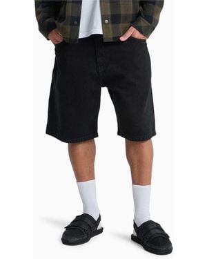 Quiksilver Baggy Denim Shorts - Black