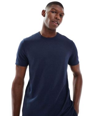 New Look Waffle Pyjama T-shirt Co-ord - Blue